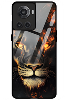 Lion On Flame Glass Case