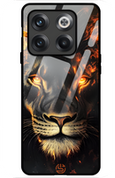 Lion On Flame Glass Case