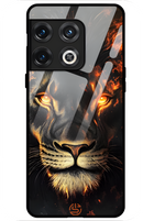 Lion On Flame Glass Case