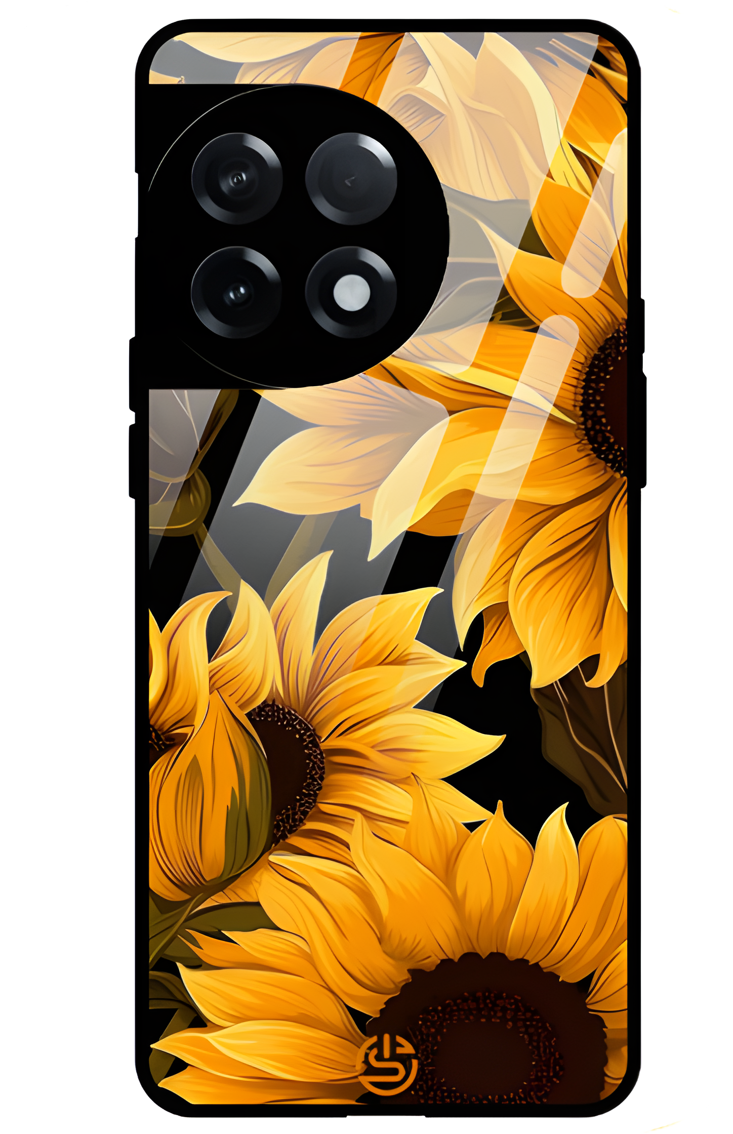 Sunflower Glass Case