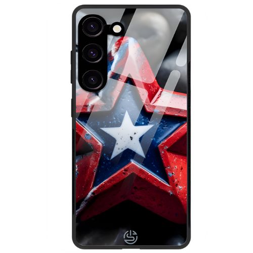 Captian America Glass Case