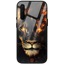 Lion On Flame Glass Case