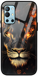 Lion On Flame Glass Case