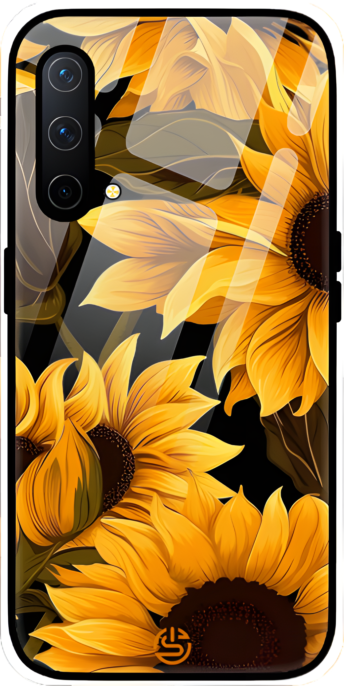 Sunflower Glass Case