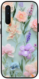 Embroidery Orchid Glass Case