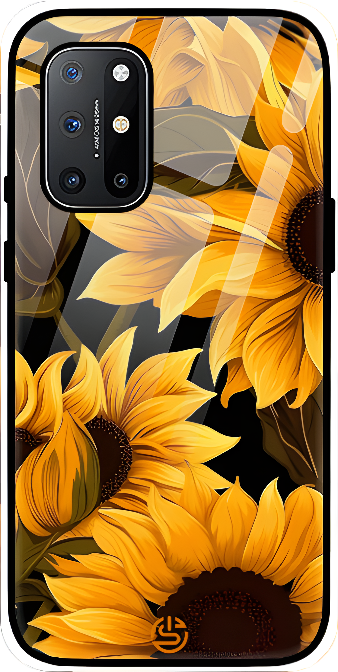 Sunflower Glass Case