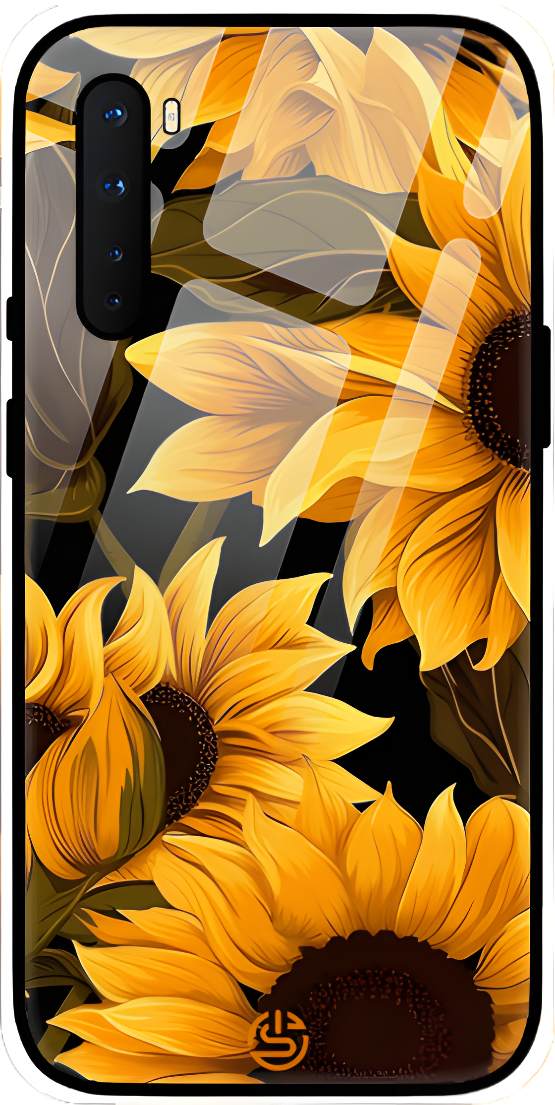 Sunflower Glass Case