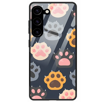 Cute Paw Samsung Glass Case