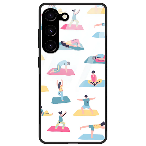 Healthy Yoga Samsung Glass Case